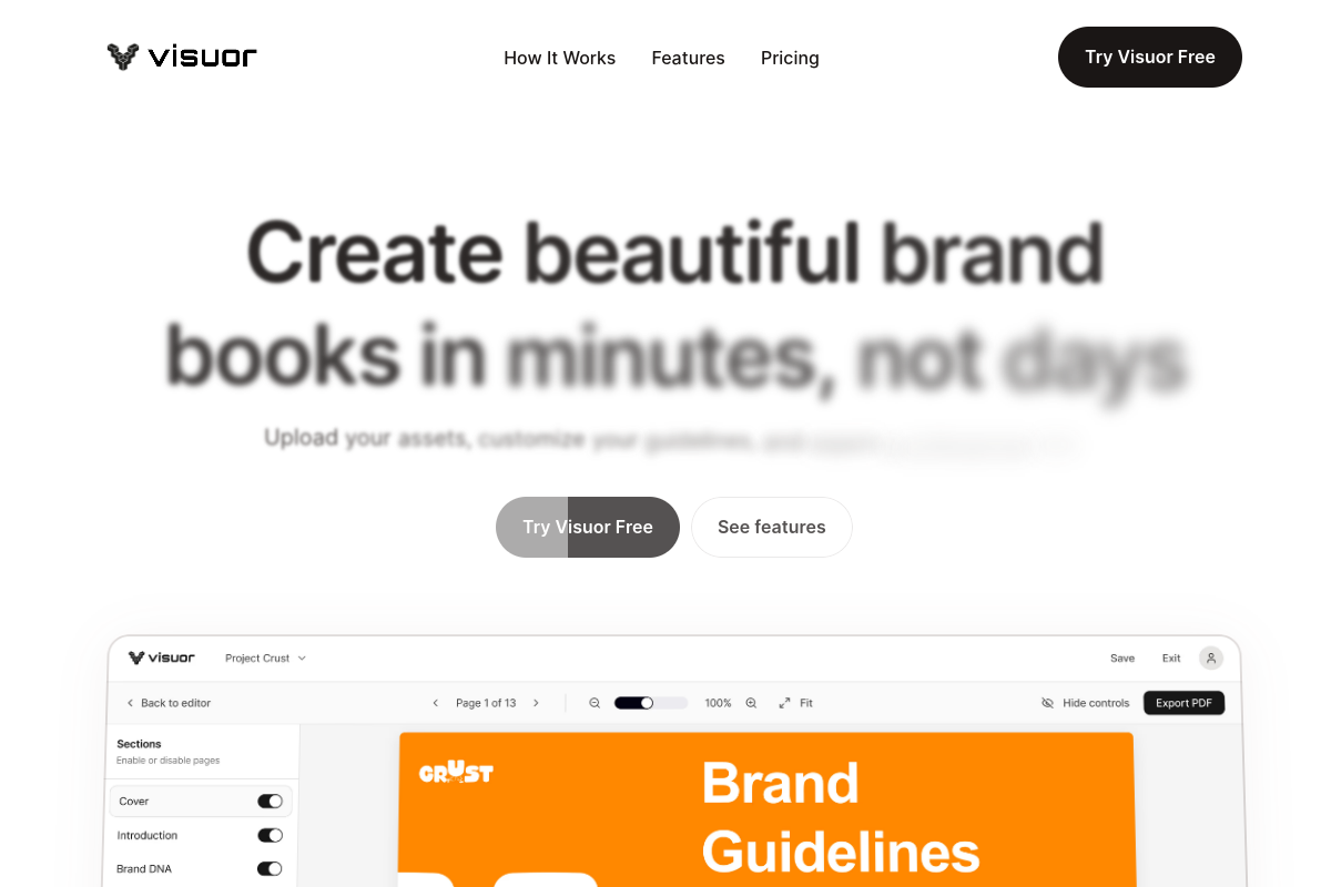 Visuor preview
